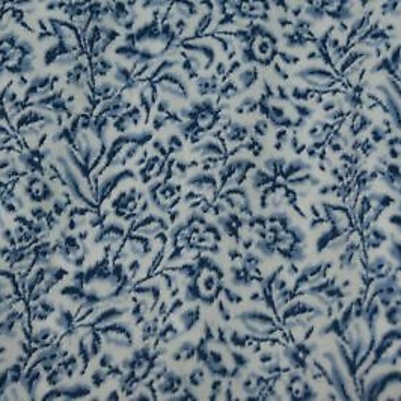 Banana Republic ECOVERO Blue Floral Midi Dress - Picture 9 of 9